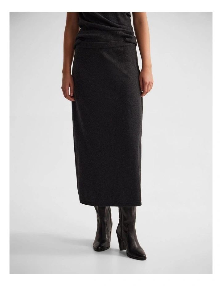 Leonie Cashmere Blend Knitted Skirt image 1