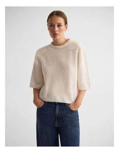 Leeta Wool Knitted T Shirt