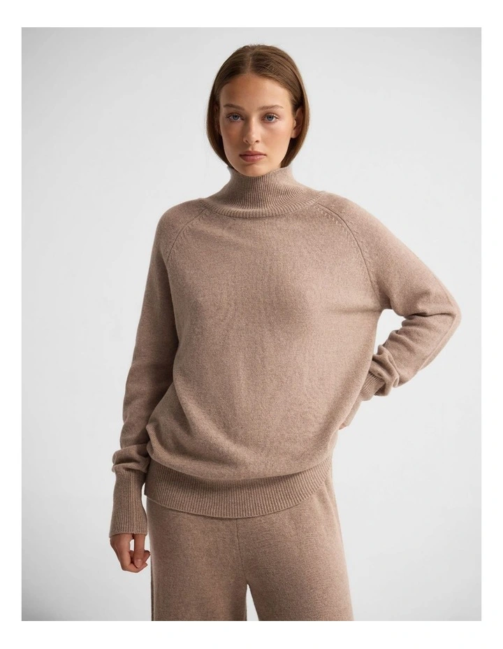 Arabella Wool Blend Knit in Fawn image 1
