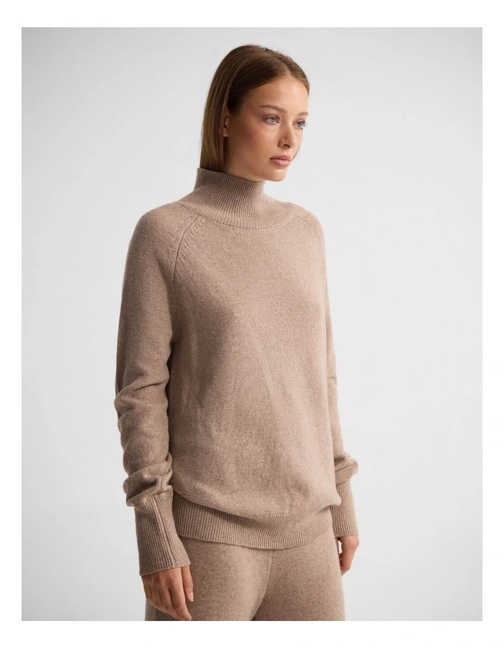 Arabella Wool Blend Knit in Fawn image 3