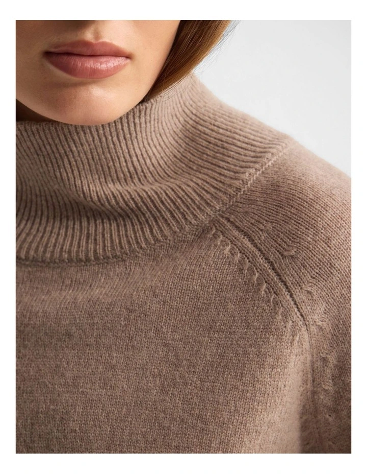 Arabella Wool Blend Knit in Fawn image 6