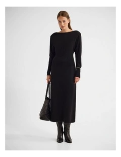 Greta Knitted Balloon Sleeve Dress