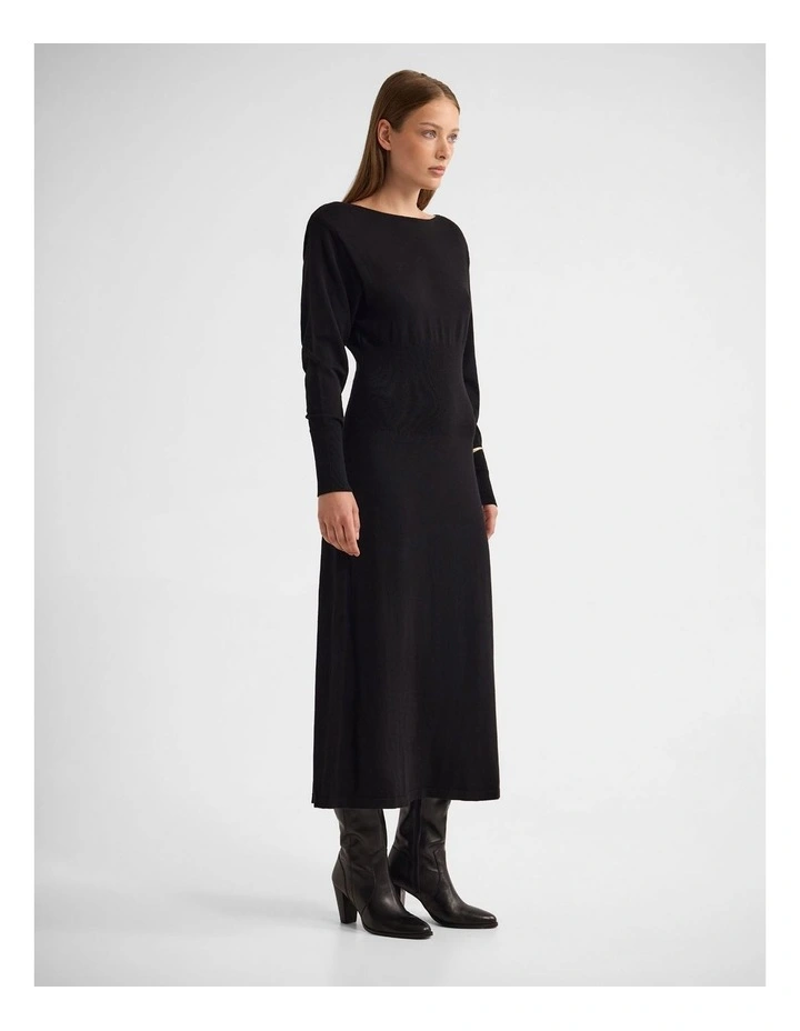 Greta Knitted Balloon Sleeve Dress image 3