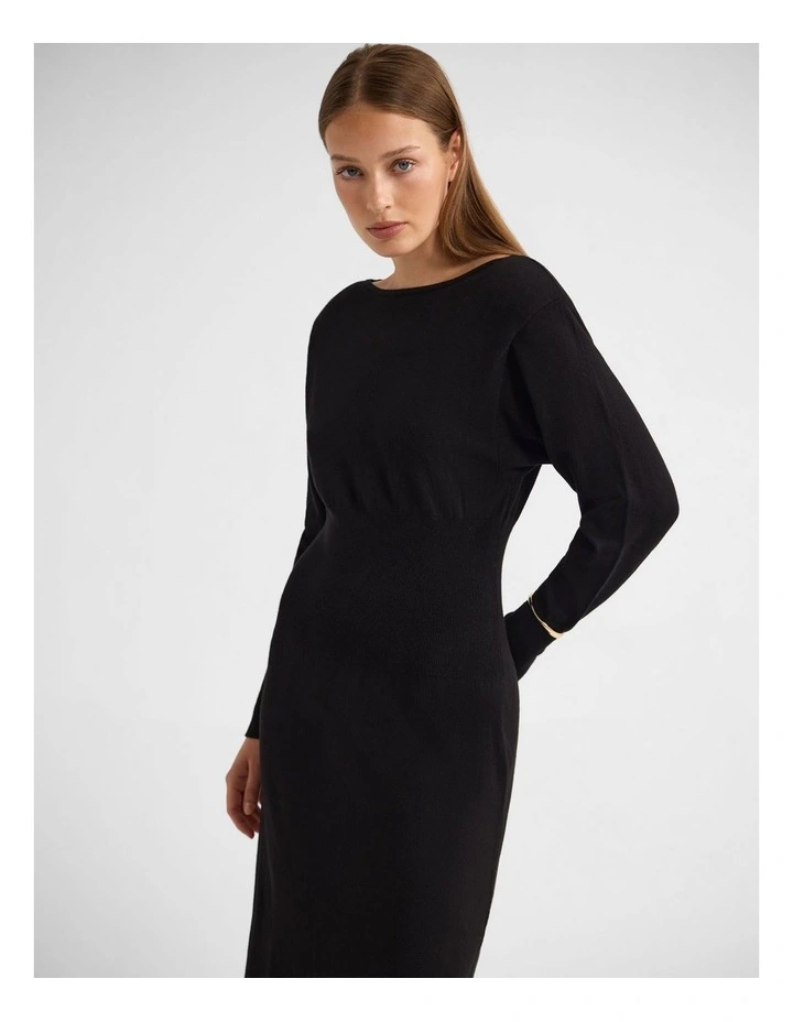 Greta Knitted Balloon Sleeve Dress image 4