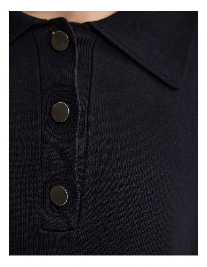 Rose Polo Knitted Top image 6