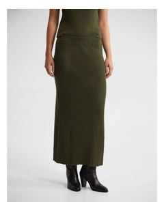 Belle Rib Knitted Skirt