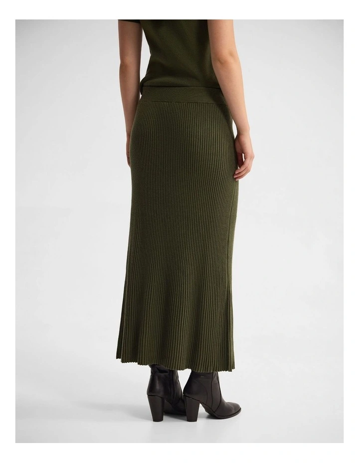 Belle Rib Knitted Skirt image 2