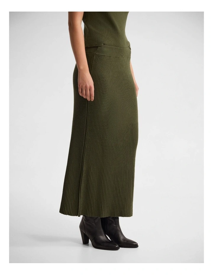 Belle Rib Knitted Skirt image 3