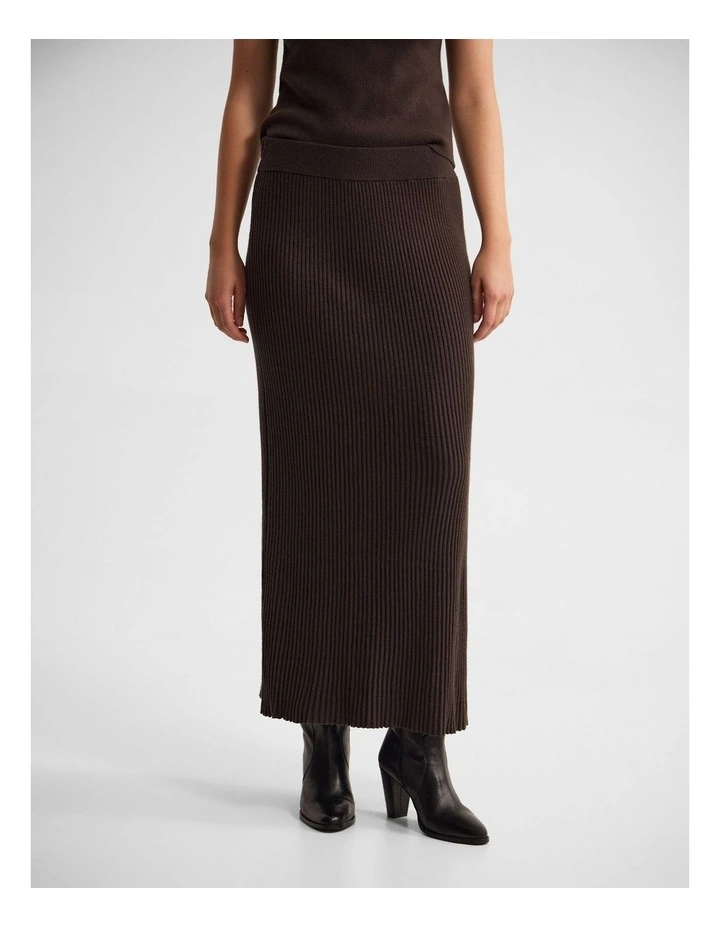 Belle Rib Knitted Skirt image 1