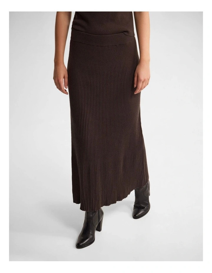 Belle Rib Knitted Skirt image 4