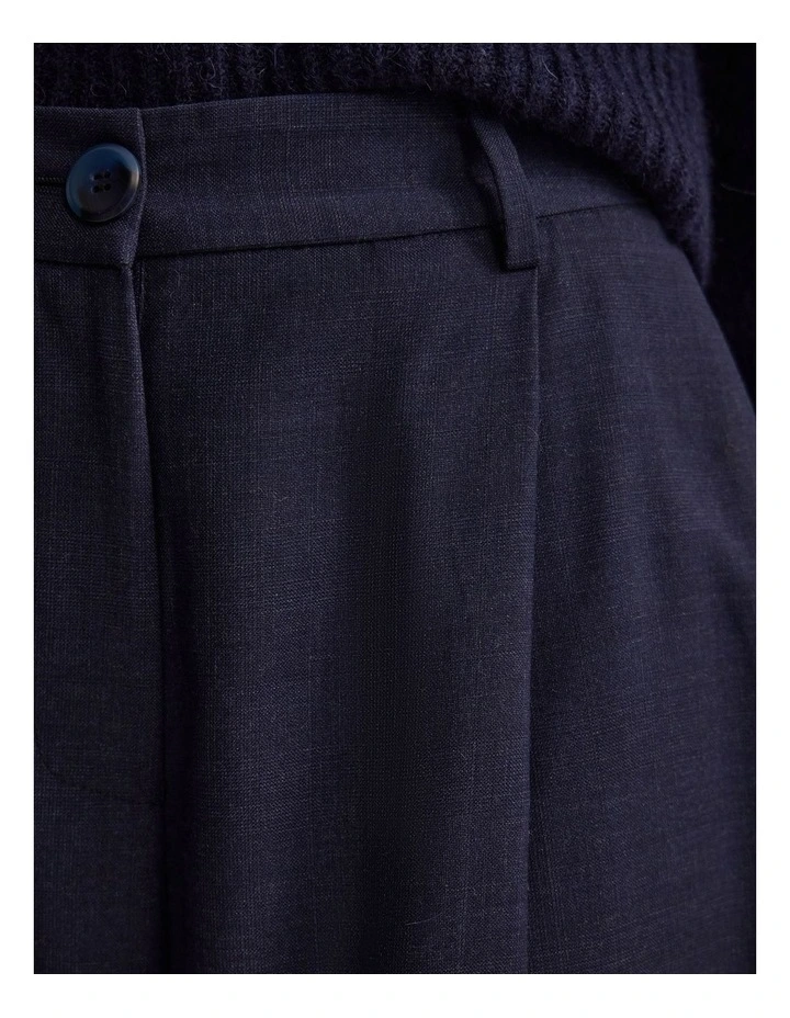 Margot Pure Wool Pant in Navy image 6