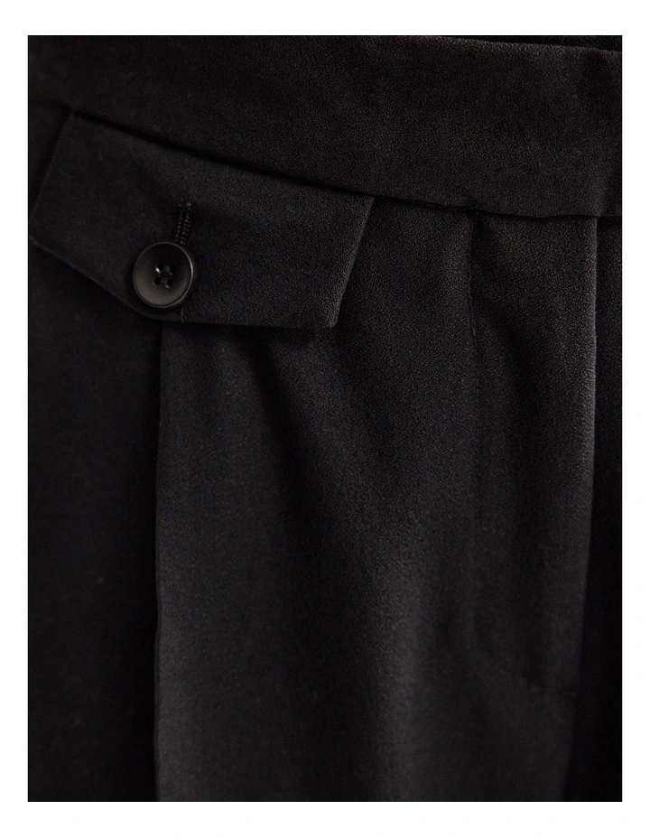 Belle Wool Pant in Black image 6