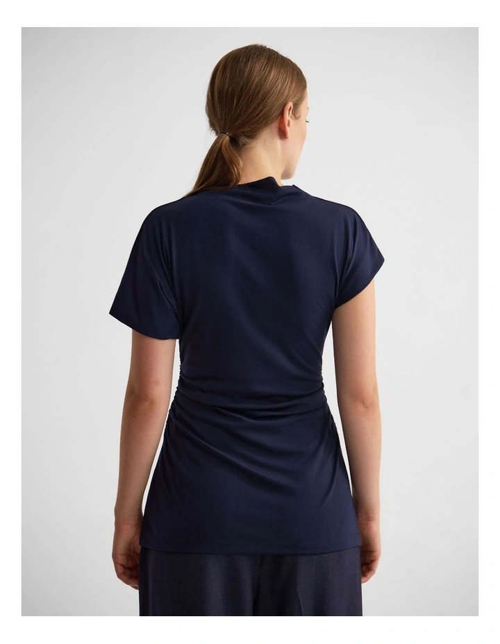 Isla Top in Navy image 2