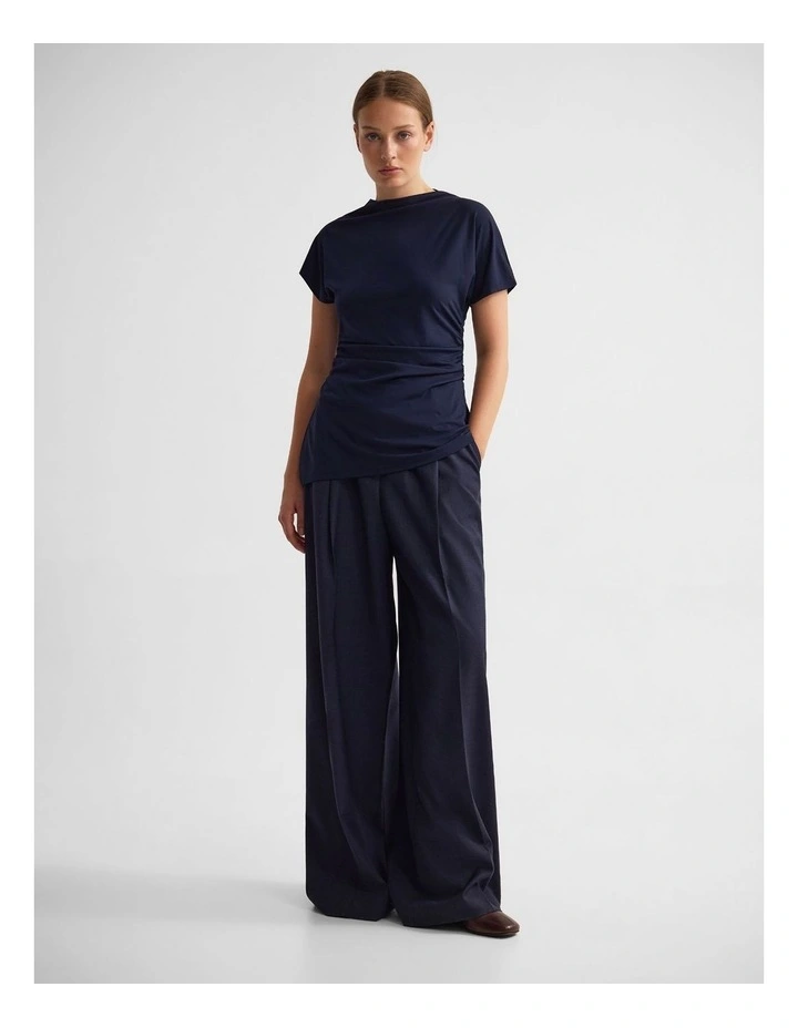 Isla Top in Navy image 5