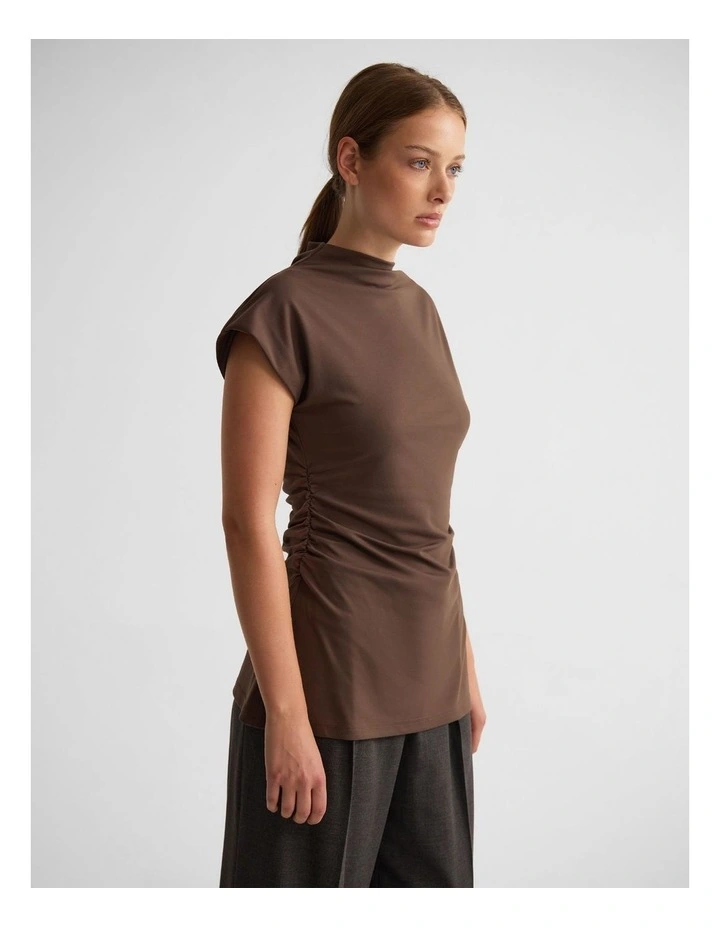 Isla Top in Chocolate image 3