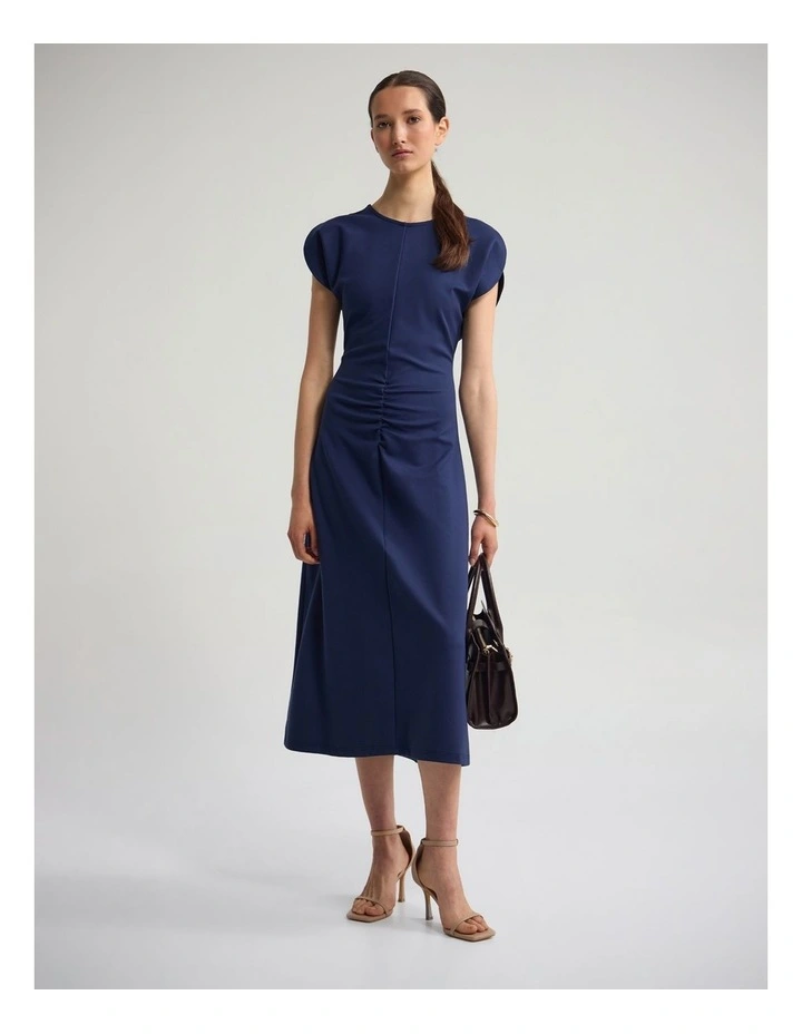 Kitty Ponti Dress in Navy image 4