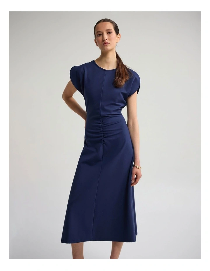 Kitty Ponti Dress in Navy image 5