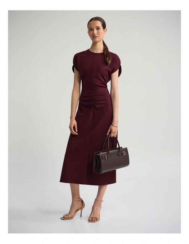 Kitty Ponti Dress in Plum image 1