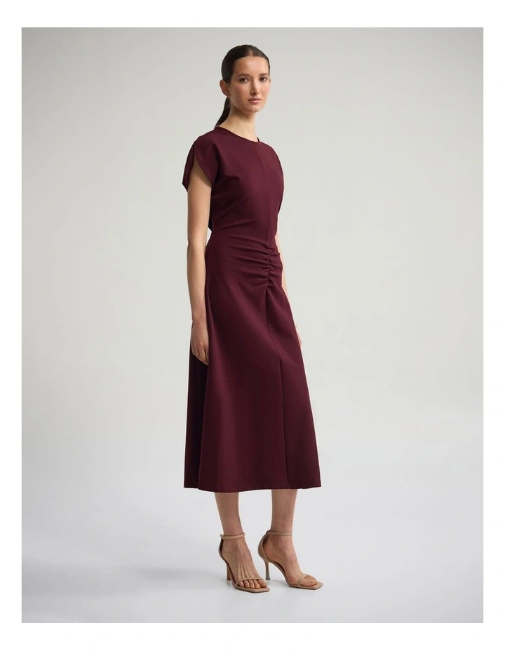 Kitty Ponti Dress in Plum image 3
