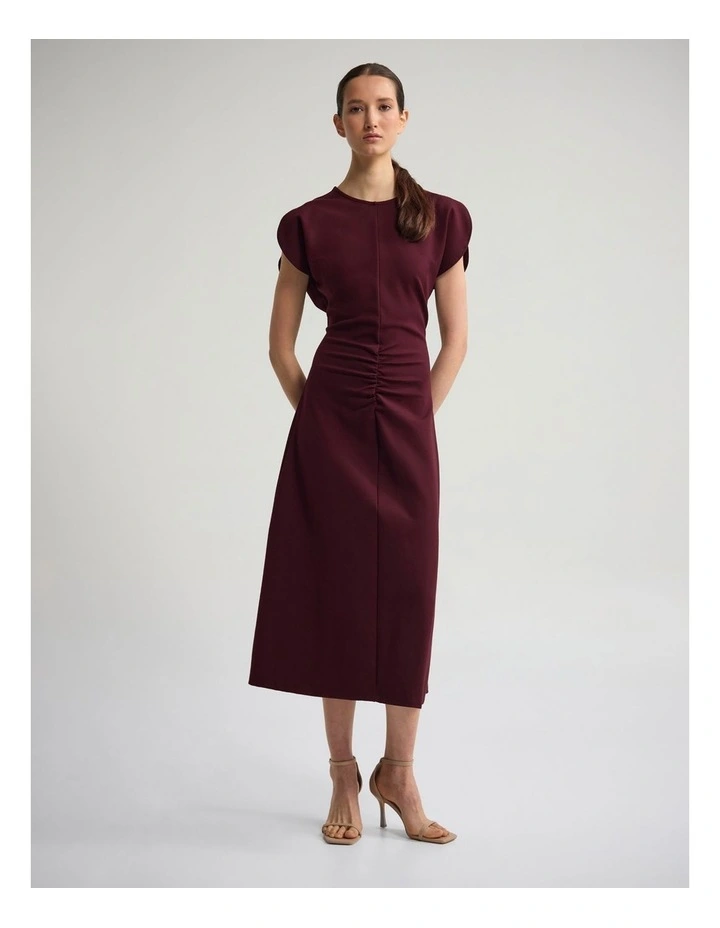 Kitty Ponti Dress in Plum image 4