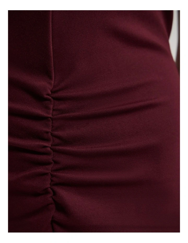 Kitty Ponti Dress in Plum image 6