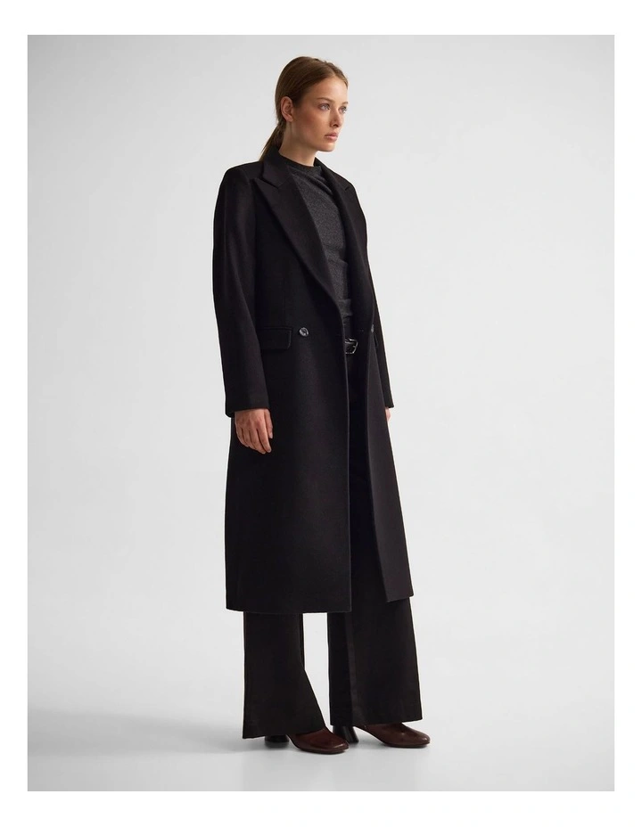 Saskia Coat in Black image 3