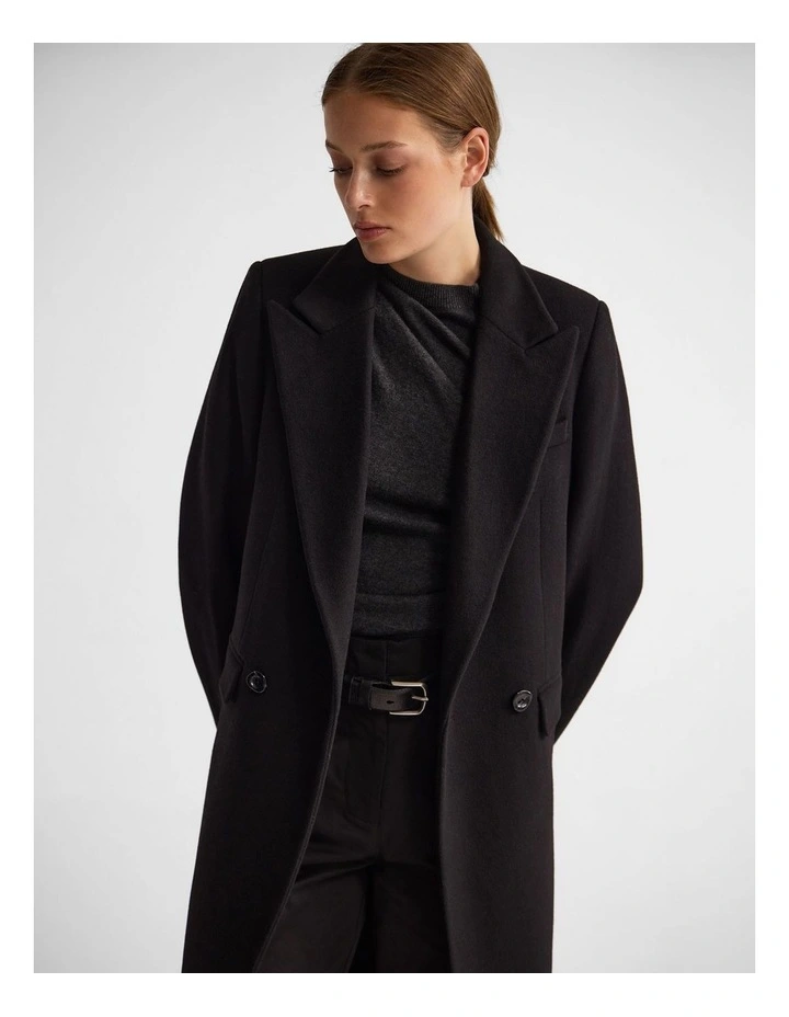 Saskia Coat in Black image 4