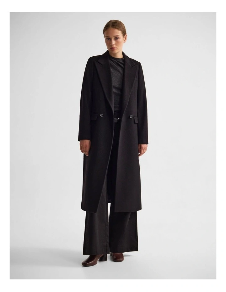 Saskia Coat in Black image 5