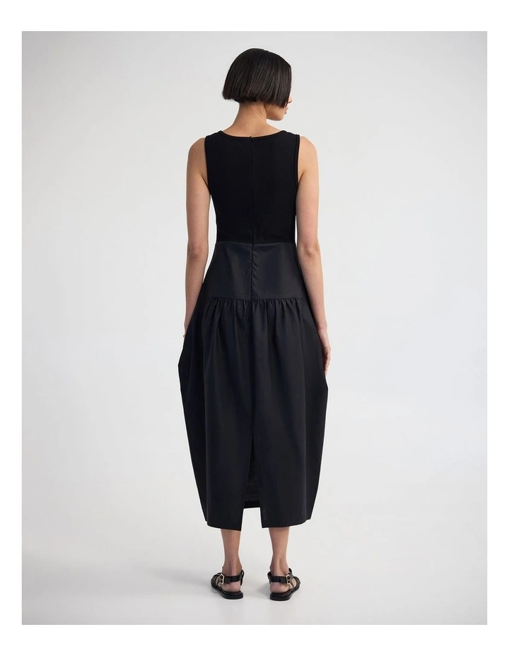 Violet Tulip Skirt Dress in Black image 2