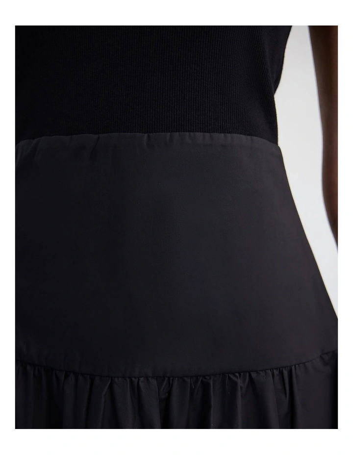 Violet Tulip Skirt Dress in Black image 6