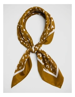 Callie Silk Scarf in Fawn