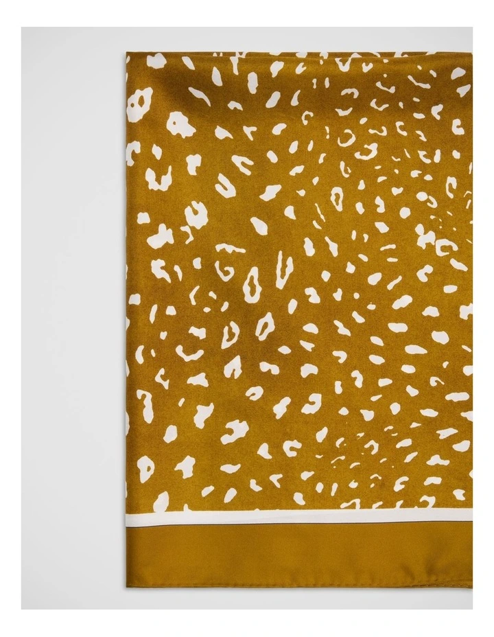 Callie Silk Scarf in Fawn image 2