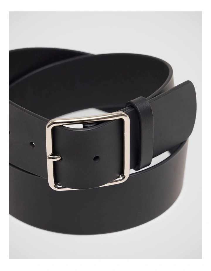 Florence Wide Belt in Black image 2