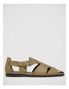 Ariana Fisherman Sandal in Olive