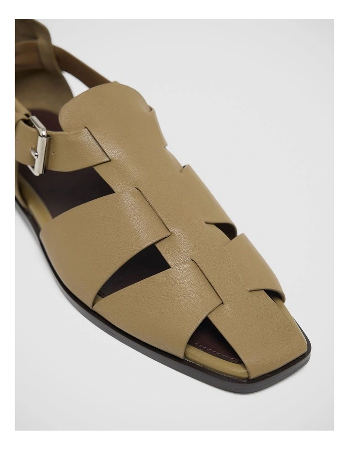 Ariana Fisherman Sandal in Olive image 4