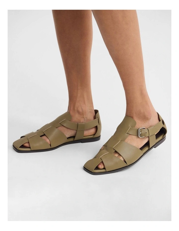 Ariana Fisherman Sandal in Olive image 6
