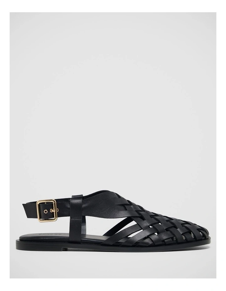 Noa Fisherman Sandal in Black image 1