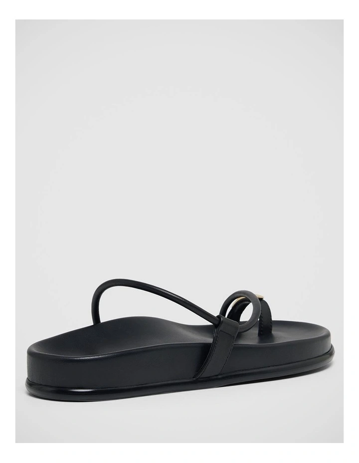 Lee Toe Ring Sandal in Black image 3