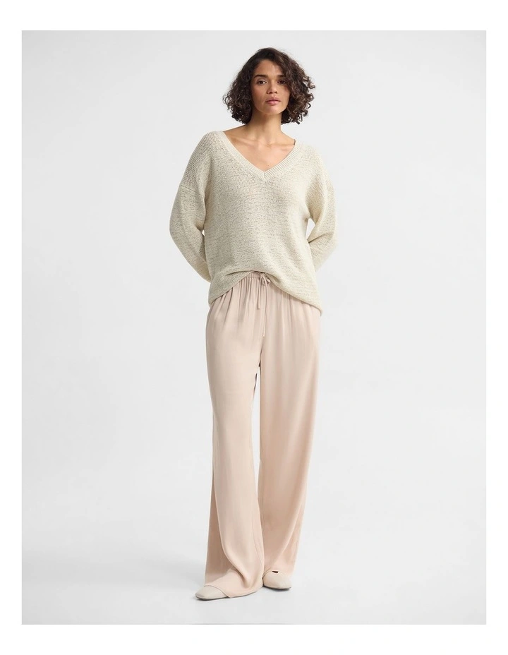 Willow Pant in Ecru image 4