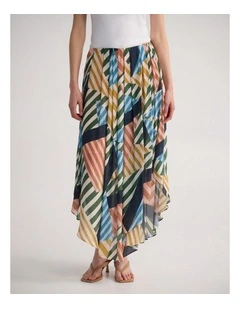 Cleo Skirt in Blue Multi