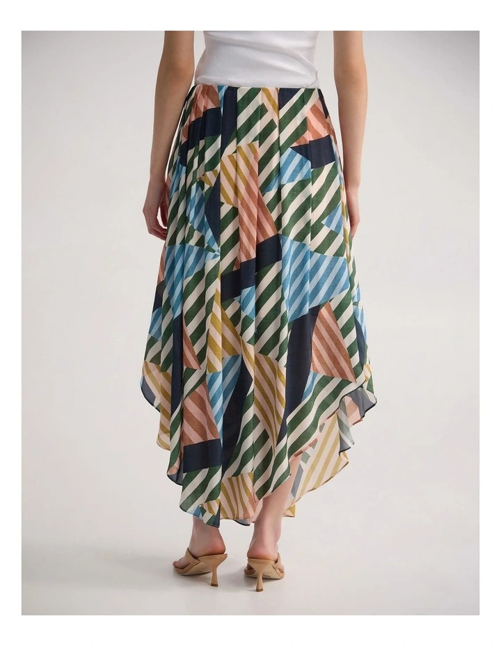 Cleo Skirt in Blue Multi image 2