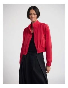 Nikita Technical Bomber Jacket in Red