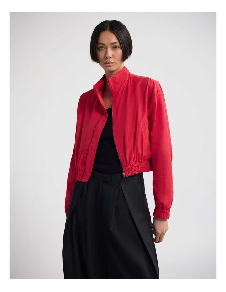 Nikita Technical Bomber Jacket in Red image 1