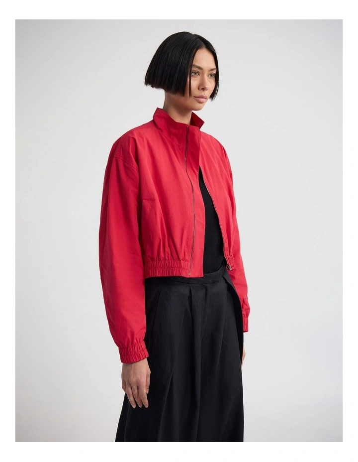 Nikita Technical Bomber Jacket in Red image 3