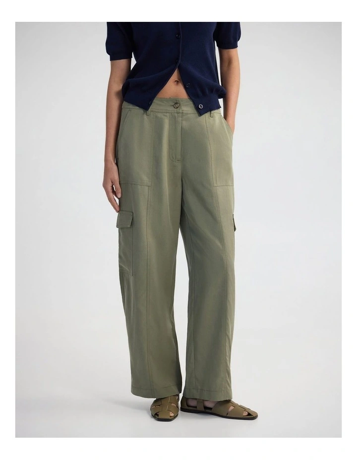 Nina Cargo Pant in Army image 1