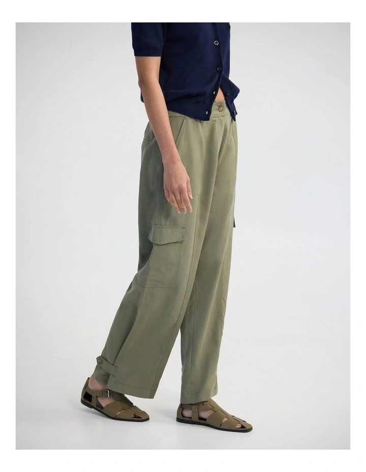 Nina Cargo Pant in Army image 3