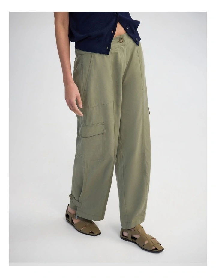 Nina Cargo Pant in Army image 4