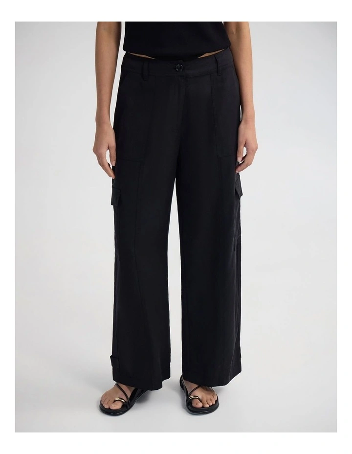 Nina Cargo Pant in Black image 1