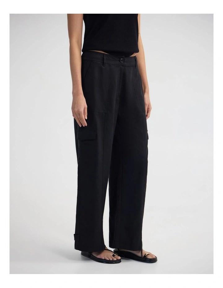 Nina Cargo Pant in Black image 3