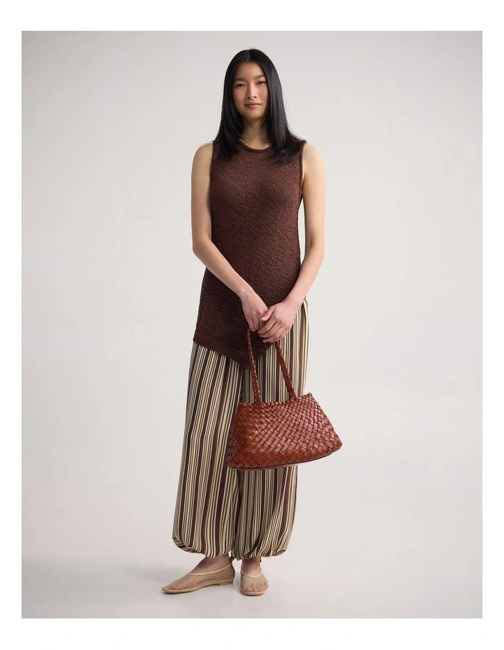 Annalise Asymmetric Knit in Mocha image 5
